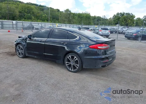 2019 Ford Fusion Titanium from USA, damaged, VIN 3FA6P0D95KR187128